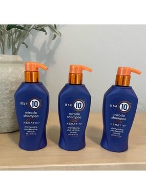NEW! It’s a 10 miracle daily shampoo plus keratin